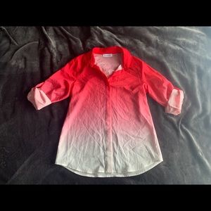 NWOT Calvin Klein Button Down Blouse